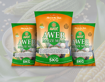 Label Design | Awer Maize Meal