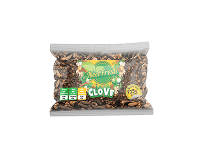 CLOVE PACKING LABAL DESIGN SPICES BRAND