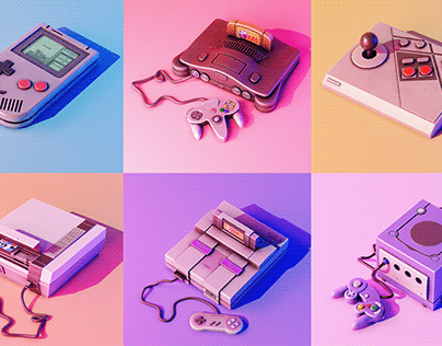 Retro Game Consoles Series