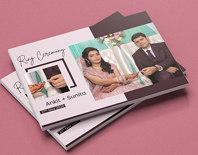 Sagan Ceremony Album Design | Ankit + Sunita