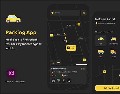Parking mobile app
