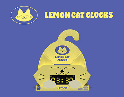 Product Design Project - Lemon Cat Clocks
