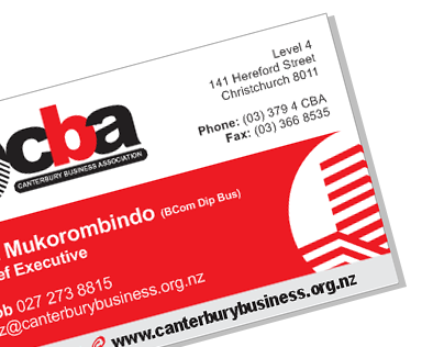 CBA Business Card