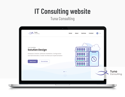 Tuna Consulting - Landing page