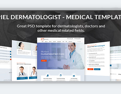 Piel – Dermatologist Medical PSD Template