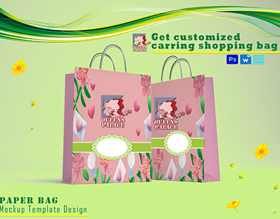 Customized Shopping Bag Template Design
