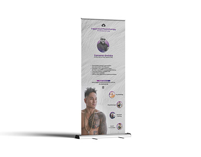 Roll up Banner for Juggernaut Physiotherapy