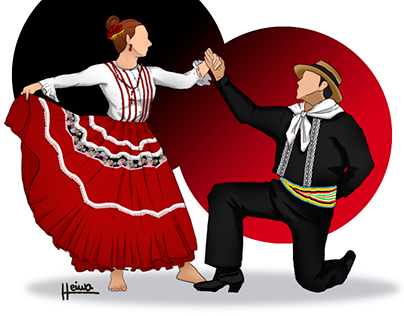 Proyecto de Ilustración - Tesis de Danza Paraguaya