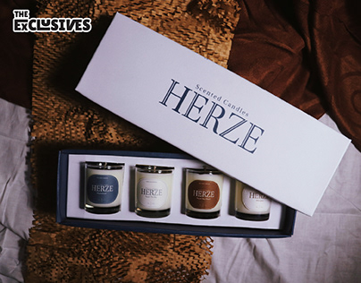 Herze Scented Candle - Packaging Design