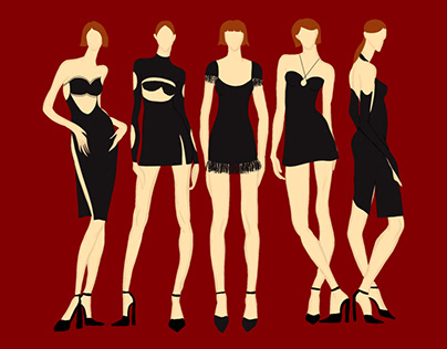 Little Black Dress | Fashion Illustration