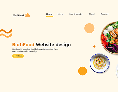 BiotiFood Website design