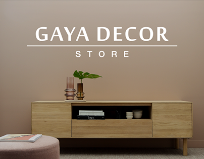 Web site for Gaya Decor store