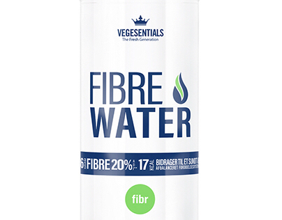 Waterlabel and logodesign Fibre Water
