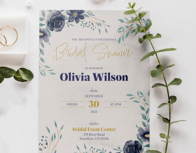 Custom Bridal Shower Cards