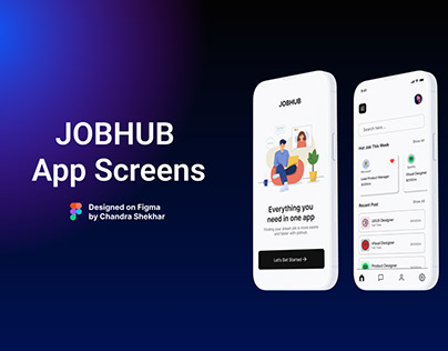JOBHUB App Screens