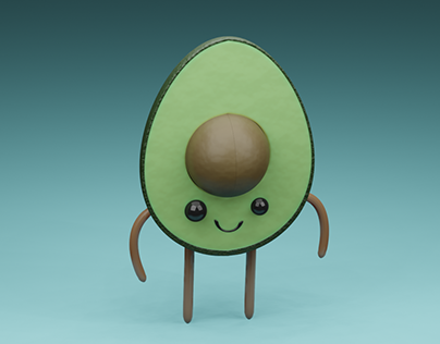 cute Avocado illustration