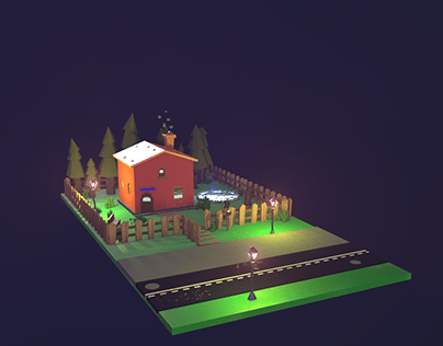 Project thumbnail - Low Poly House