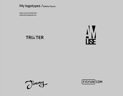 My logotypes collection 2012-2015