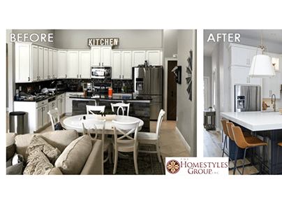 Before and After Kitchen Renovation