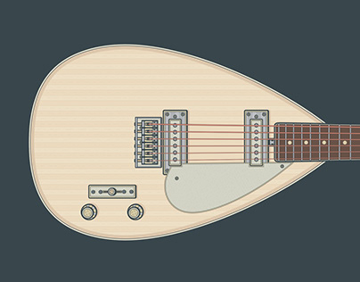 Vox Mark III Custom Guitar Art