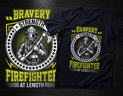 Firefighter t-shirt design