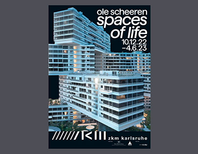 »Ole Scheeren. Spaces of Life« – Posterdesigns