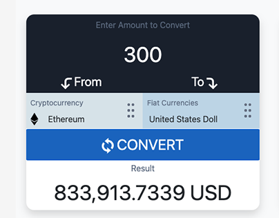 Cryptocurrency Converter Calculator
