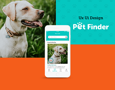 Project thumbnail - Pet Finder- UX UI Design
