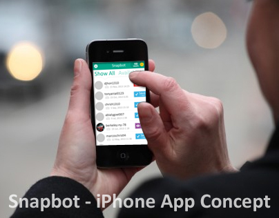 Snapbot - iPhone App UI/UX Concept