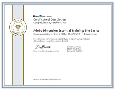 Adobe Dimension Essential Training