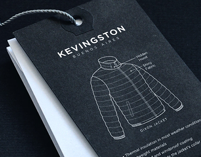 Jackets Illustrations for hang tags and labels