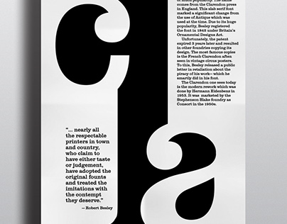 Clarendon Type Posters