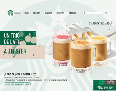 Starbucks Webdesign