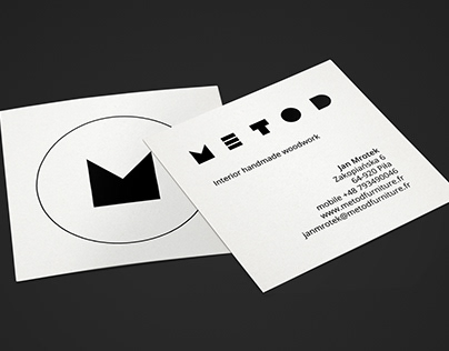 METOD - square business card