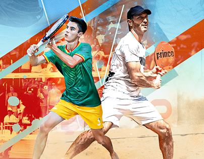 Nike Tennis posters: The Dubai Open on Behance