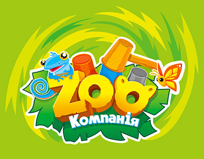 Board game logo design "Zoo Company"