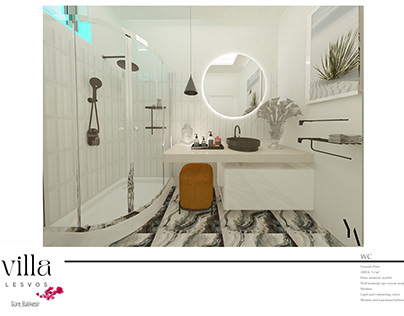 Villa Lesvos Bathroom Design