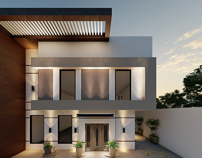ABR Villa Facade Design, KSA
