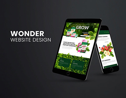 Wonder Expert Garden Care Website Redesign