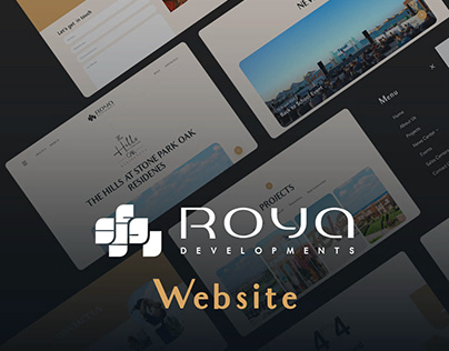 Project thumbnail - Website "Roya Developments"