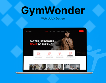 Gym E-Commerce Website UI Design