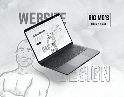 Big Mo's (smoke Shop) Website- Ui/Ux Design