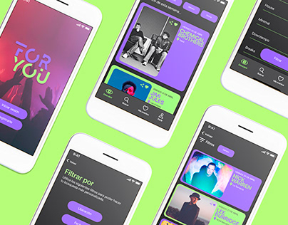 Project thumbnail - ForYou | Music event App | UX/UI Design