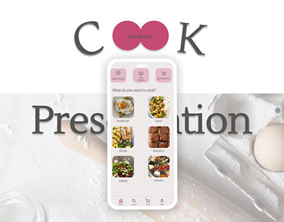 Cook presentation/Mobile App/ UX/UI