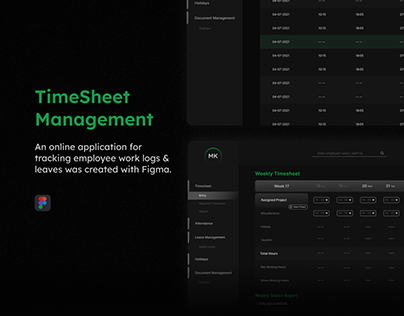 Project thumbnail - Timesheet and Leave Management App