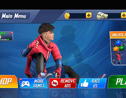 Spider Boy Fighting Game UI