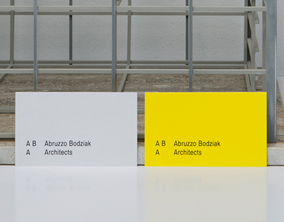 ABA Architects Print and Identity