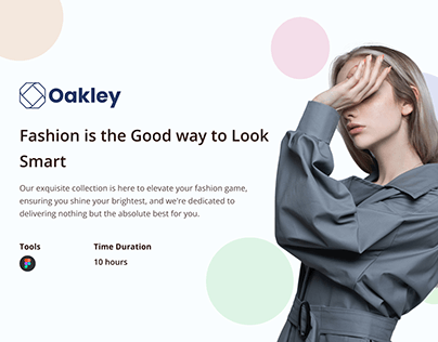 Oakley ( Fashion Landing page )