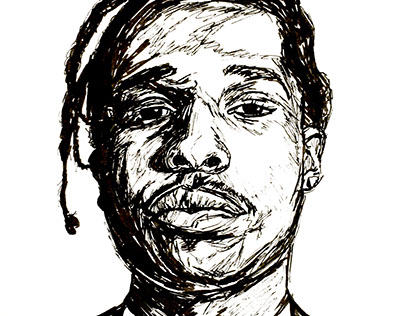 Illustration of A$AP Rocky
