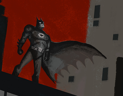 Batman animated series poster